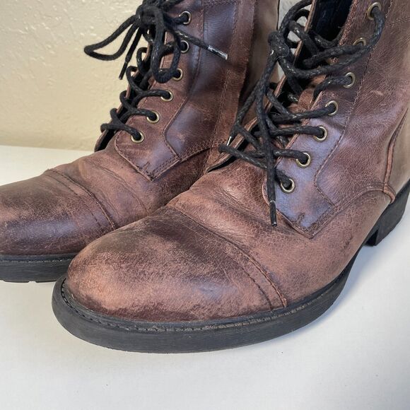Frye and Co. Cody Lace-Up Boots, Brown Leather, Men's 11 - Picture 5 of 10